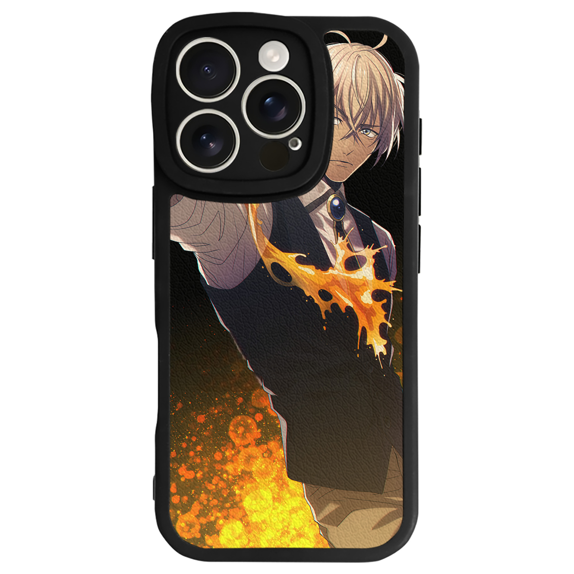 （画像用） 名探偵コナン Detective Conan 【iPhone 16シリーズ対応】シリコンスマホケース（レザー調） 材質：シリコン